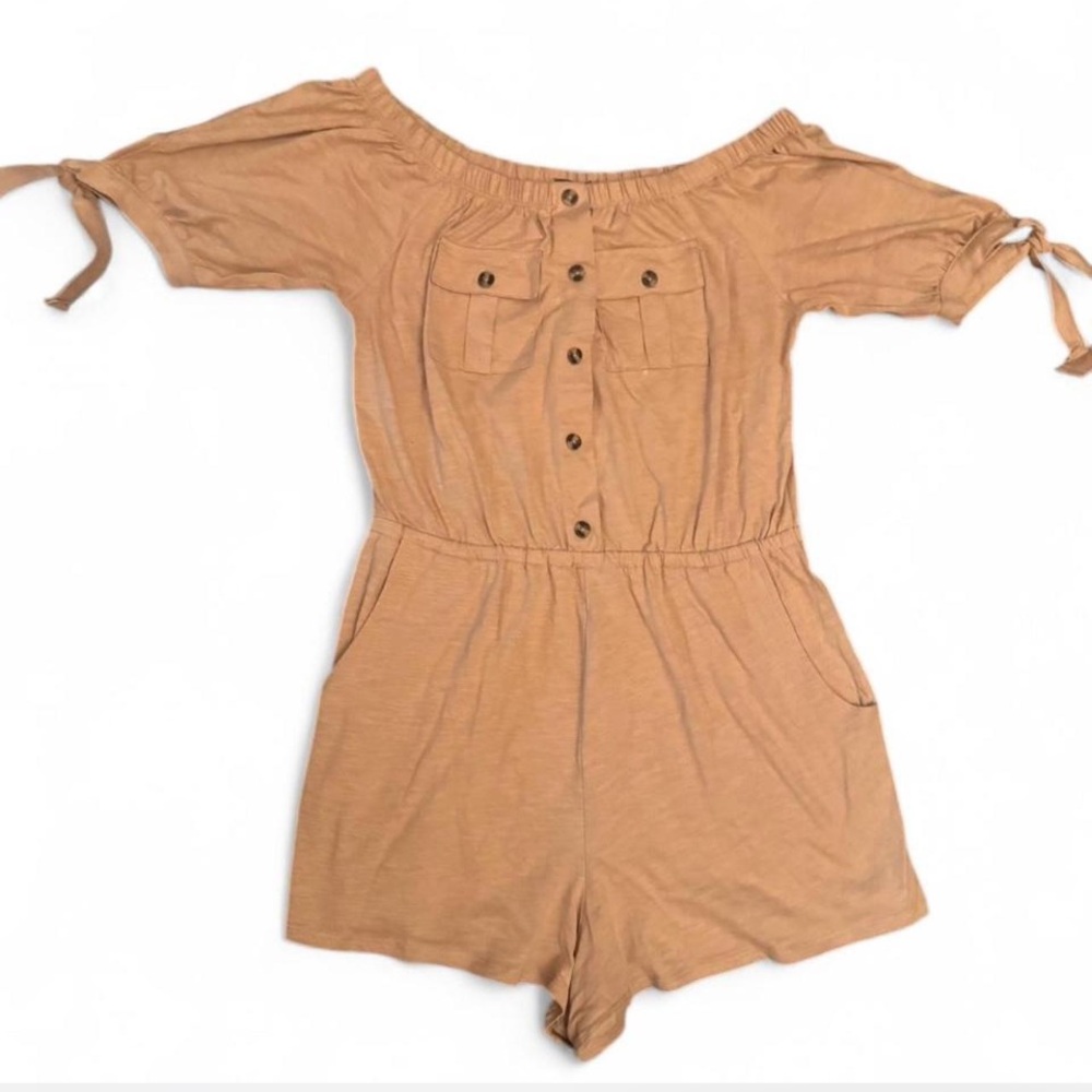 Chic Tan Romper